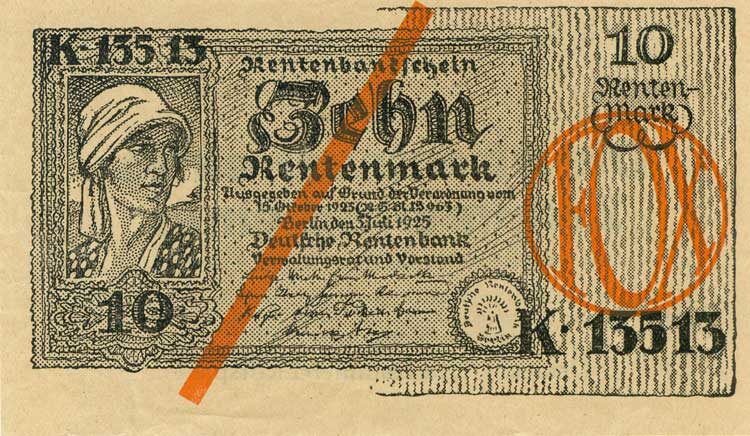 Рекламный билет на "К 13513 - приключения одной десятимарковой купюры".