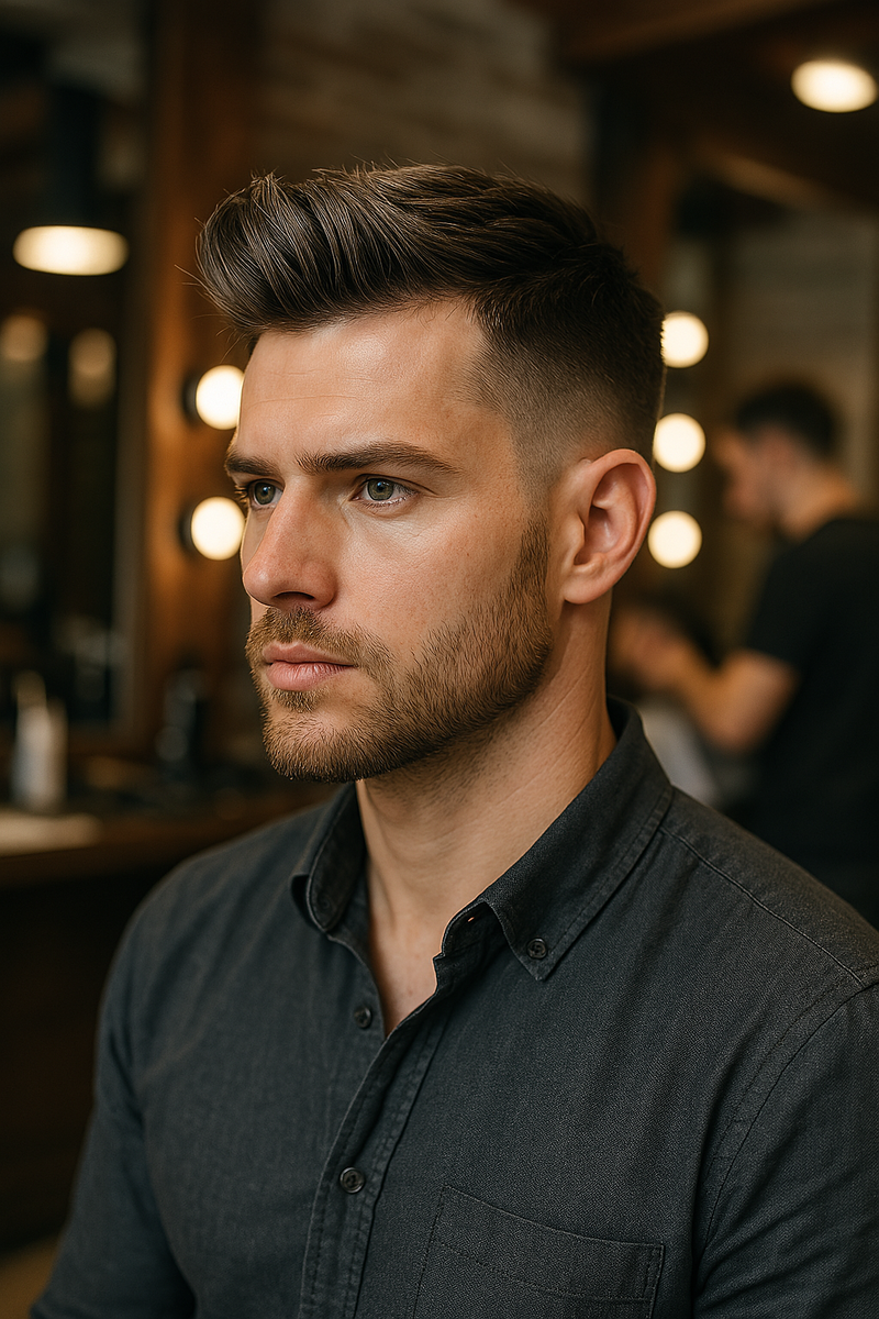 Идеальная мужская стрижка для любой формы лица
