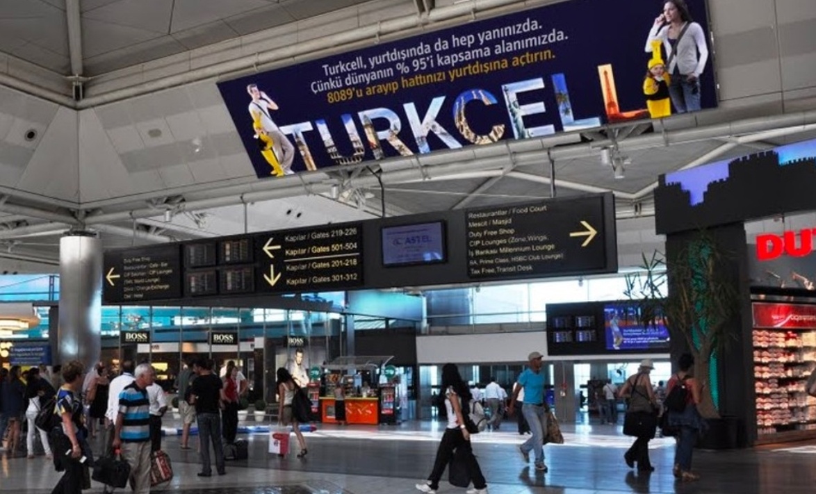 Мобильные операторы связи в аэропорту Турции