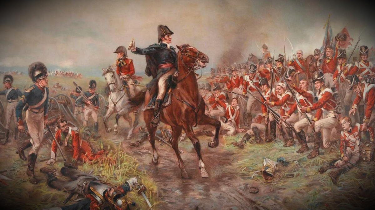 Битва при Ватерлоо. Изображение взято с Яндекс картинок.