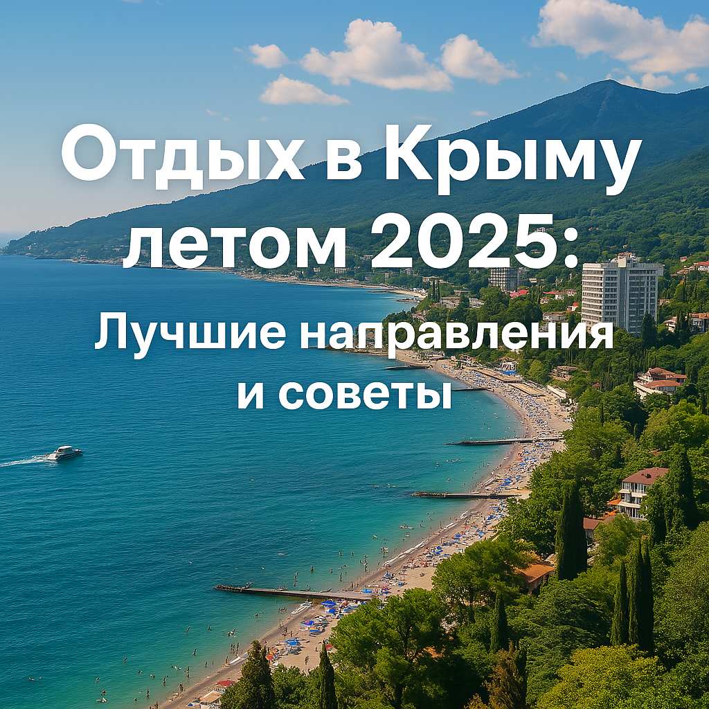 Что делать летом в Крыму? Читай ниже