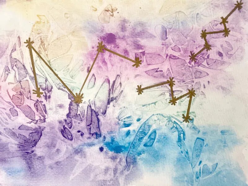 Нарисовано при помощи пленки. Фото с https://artfulparent.com/