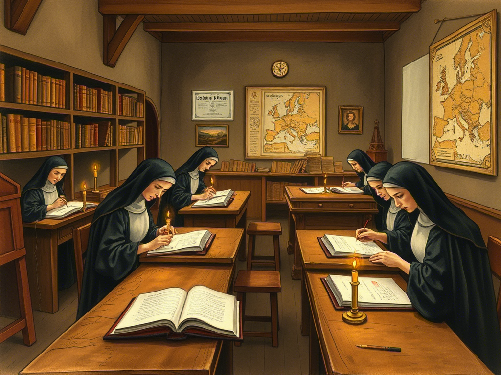 Образование: скрипторий монастыря