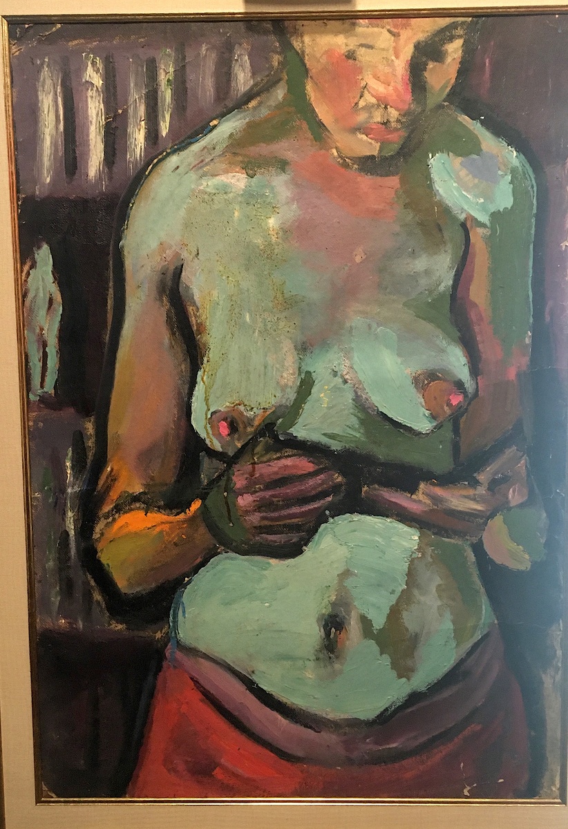 Обнаженная Майя. 1960. Картон, масло