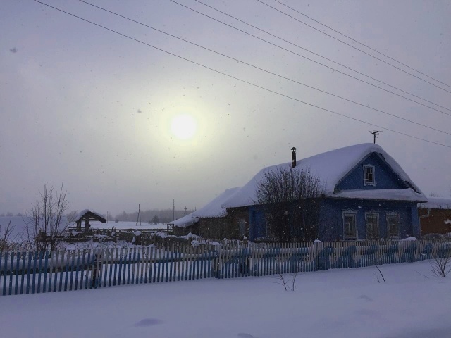 Деревенская зима. Фото Д. Сунгатуллиной.