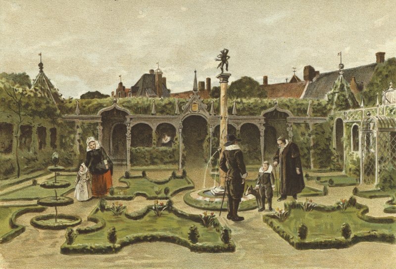 Садовый ландшафт, Нидерланды, 17 век