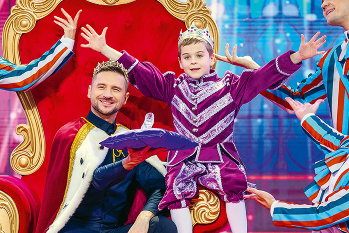    Сергей Лазарев с сыном Никитой Пресс-служба телеканала «Россия»