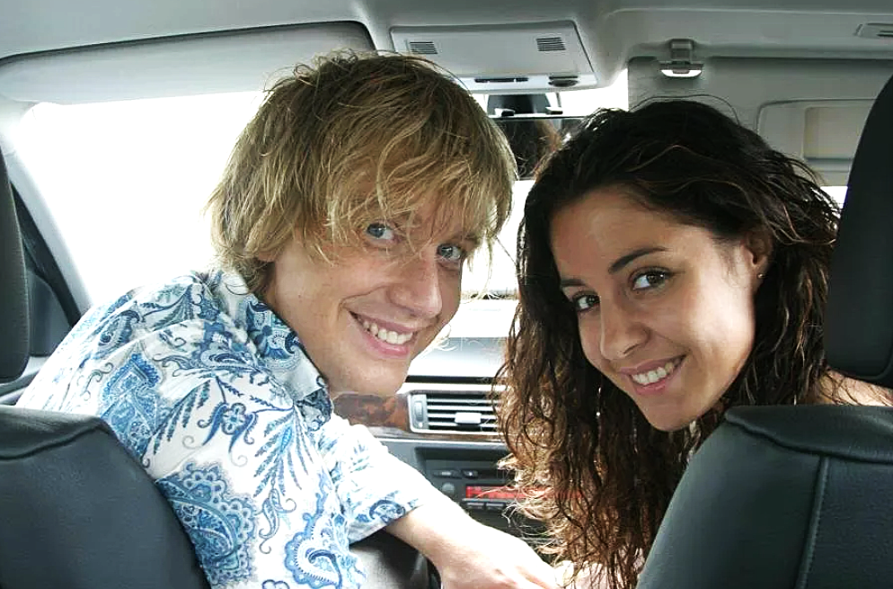 на фото Алексей Гоман и Мария Зайцева 