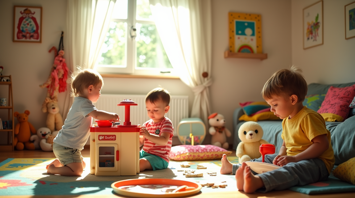 Ребенок редко играет с одной игрушкой дольше 5-10 минут