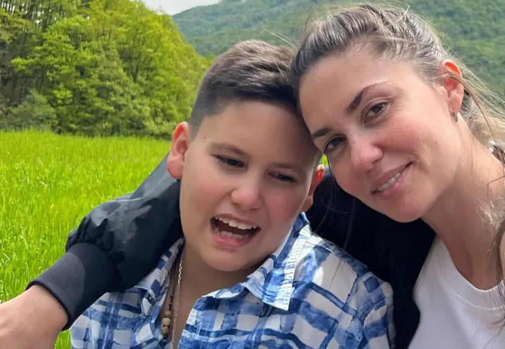 Агата с сыном