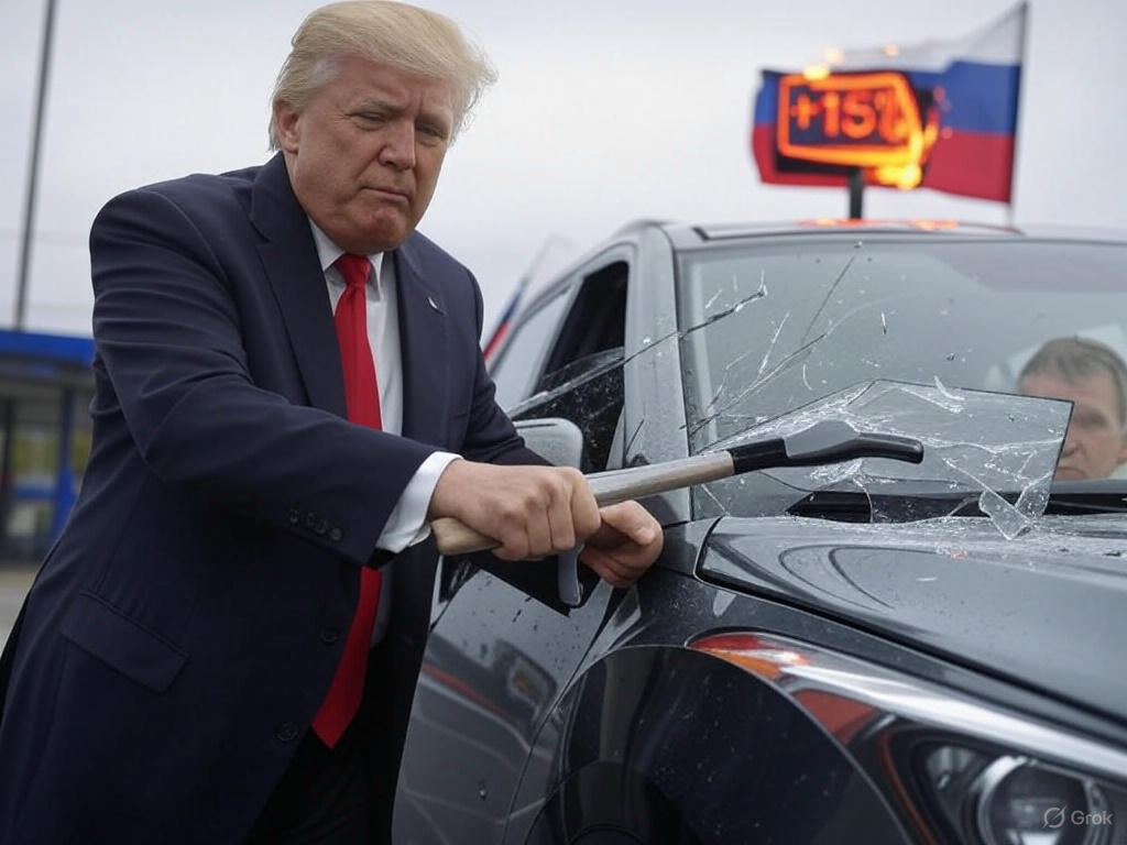 Ты заметил, что машины стали дороже? Это не случайность: Трамп ввёл 25% тарифы на импорт авто в США, и волна роста цен дошла до России.