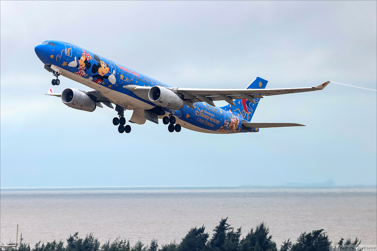 A-330 China Eastern B-6507 Shanghai Disney Resort-livery