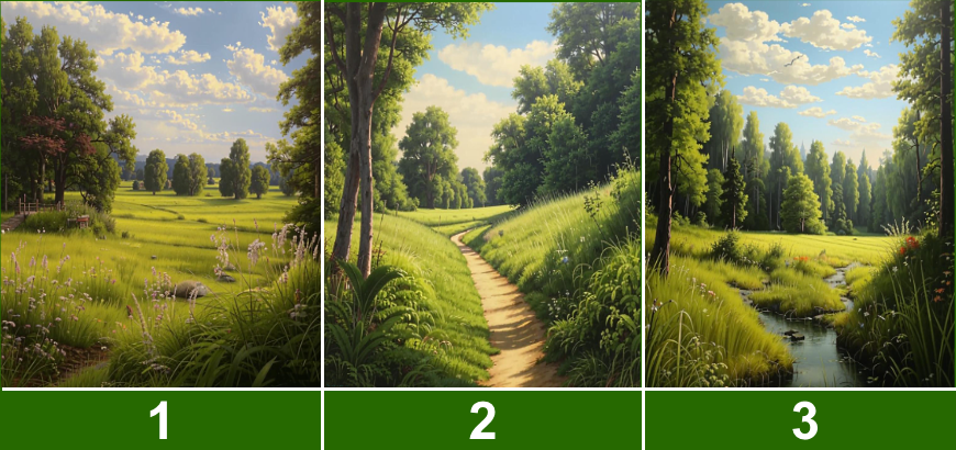 Выберите пейзаж  