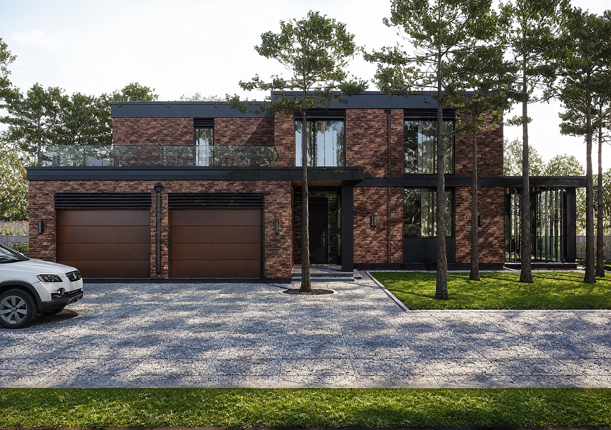 Главный фасад дома