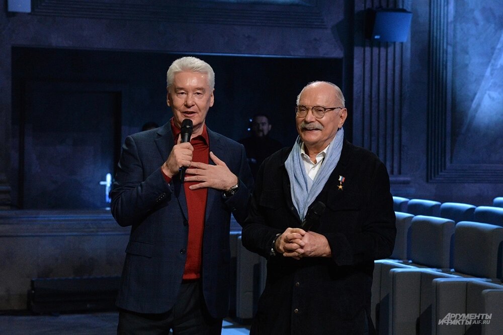    Сергей Собянин и Никита Михалков. Фото:  АиФ/ Эдуард Кудрявицкий