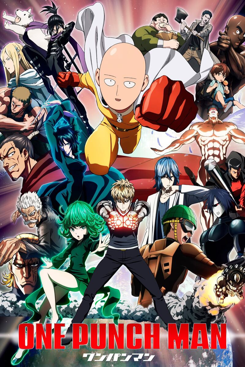 Постер к аниме "One Punch Man"