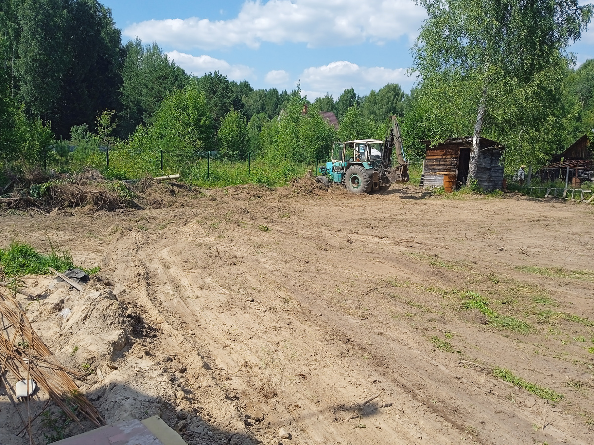 И участкок стали преображаться...