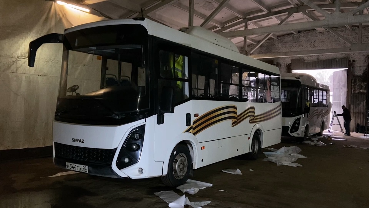 автобусы с символикой 80-летия Победы!