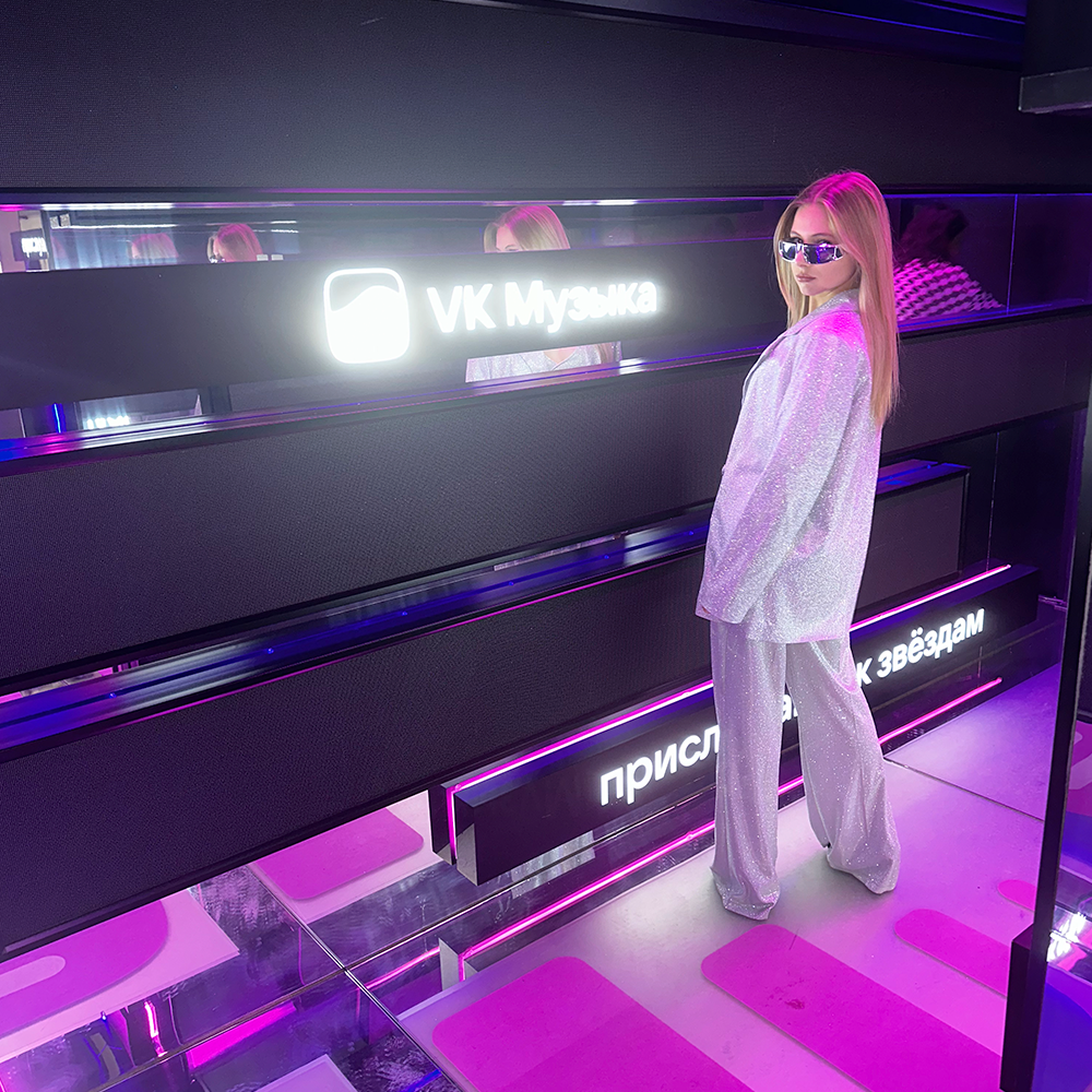 Настя на мероприятии