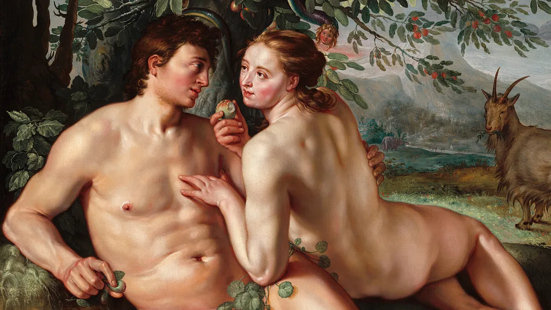 Адам и Ева вкушают запретный плод
