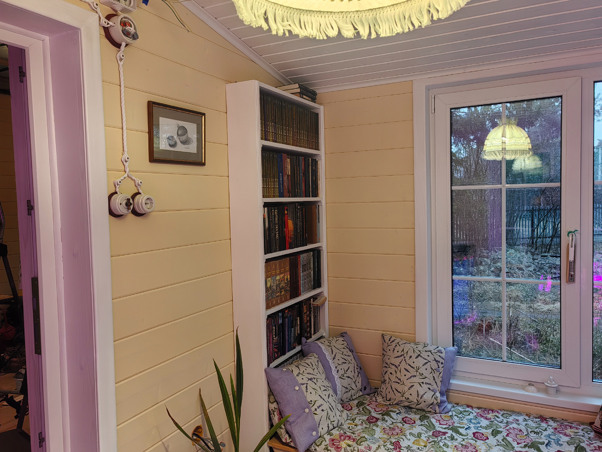 Довели, наконец, до ума веранду! 