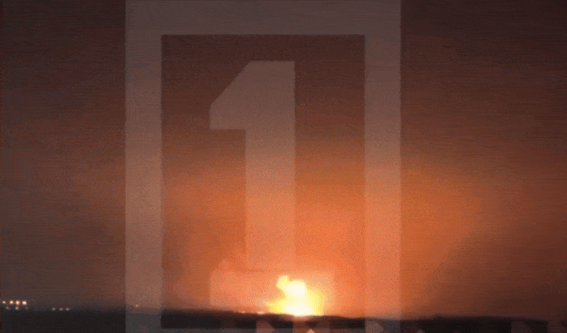 Один из эпизодов удара по Кривому Рогу. Источник: ТГ-канал "Два майора"