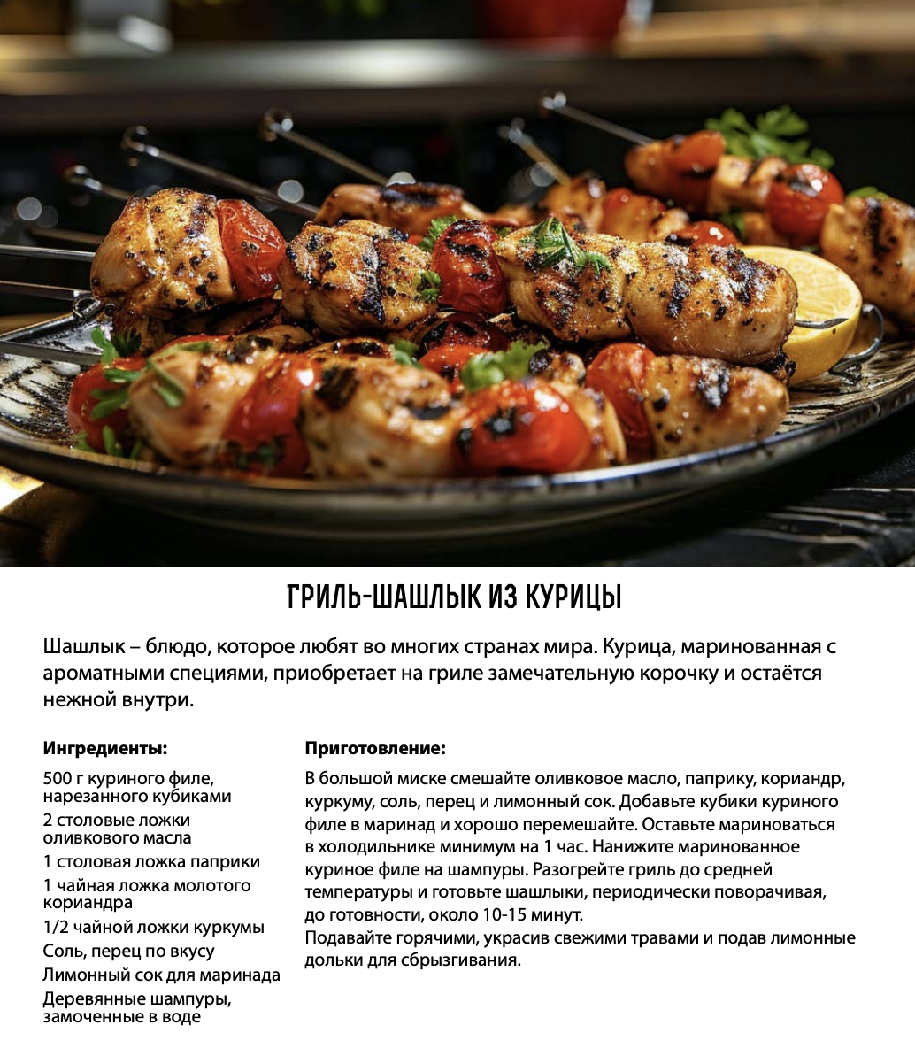 1 рецепт в гриле PIONEER AI GR1002E OZON: арт. 407298579 