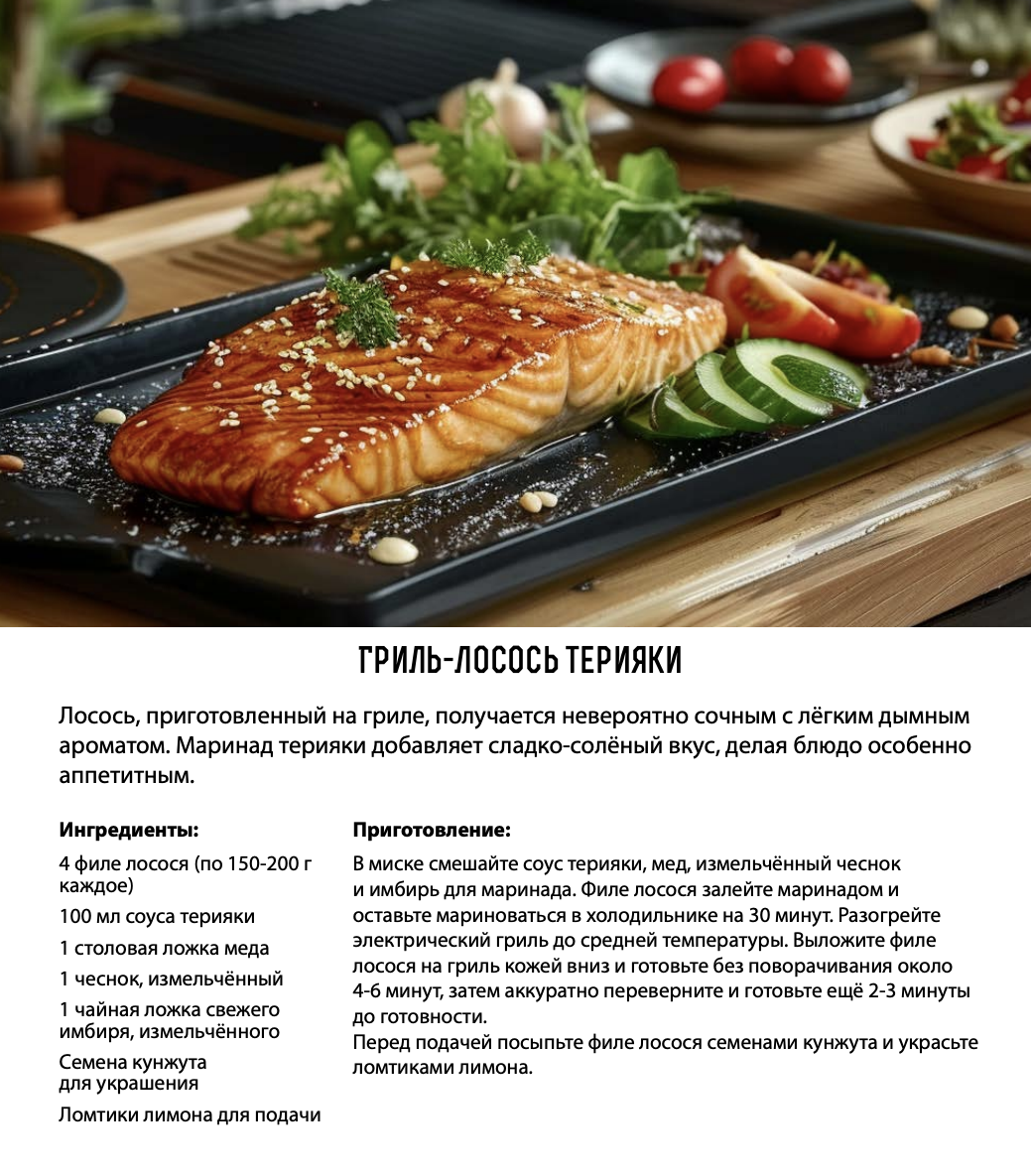 3 рецепт в гриле PIONEER AI GR1002E OZON: арт. 407298579 