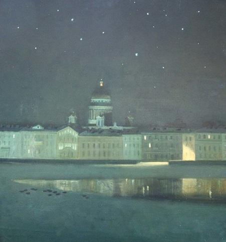 Пьянков. В ожидании весны. Исаакиевский собор. 2005.