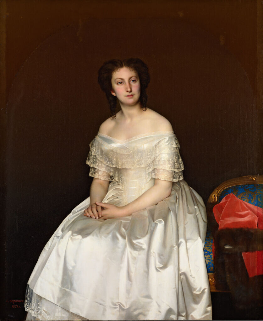 Сергей Зарянко. Портрет княгини Марии Васильевны Воронцовой. 1851. Третьяковская галерея, Москва