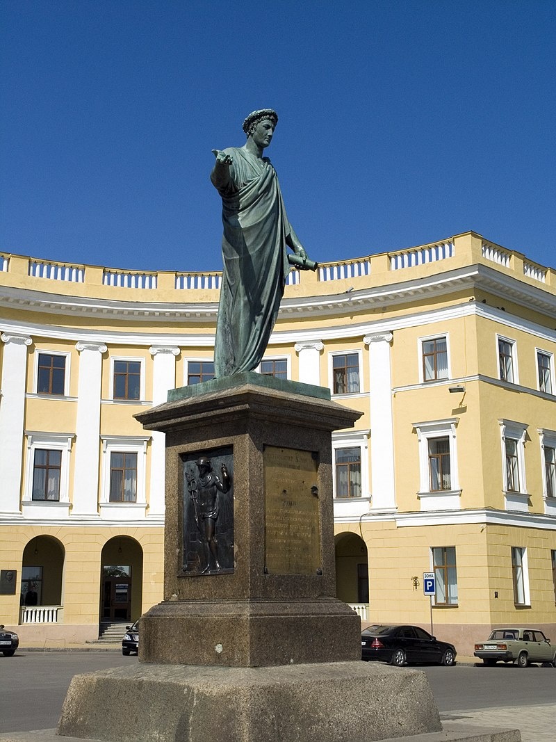 Памятник Ришелье в Одессе. Фото из интернета.