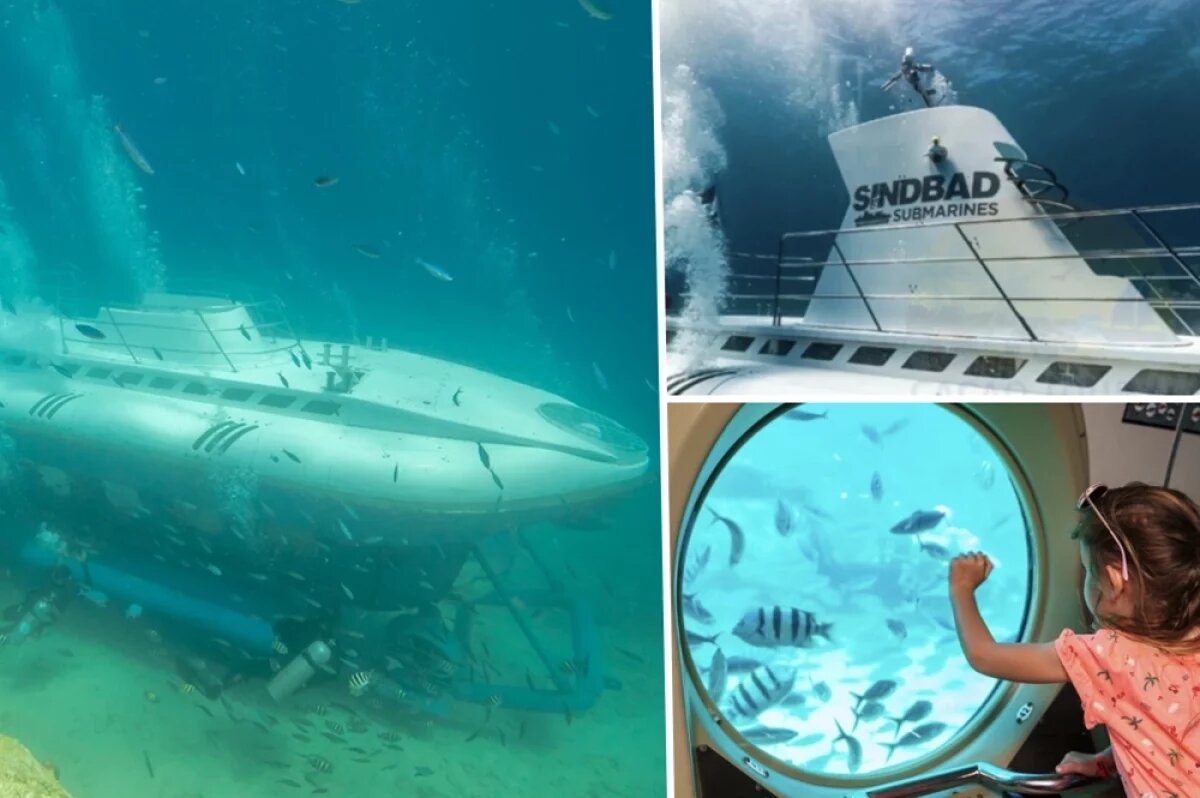    Батискаф «Синбад», затонувший в Хургаде.