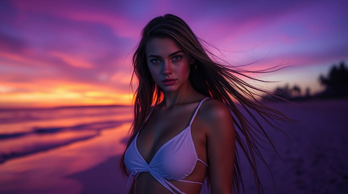 Девушка на снимке не улыбалась, волосы растрёпаны, взгляд дерзкий