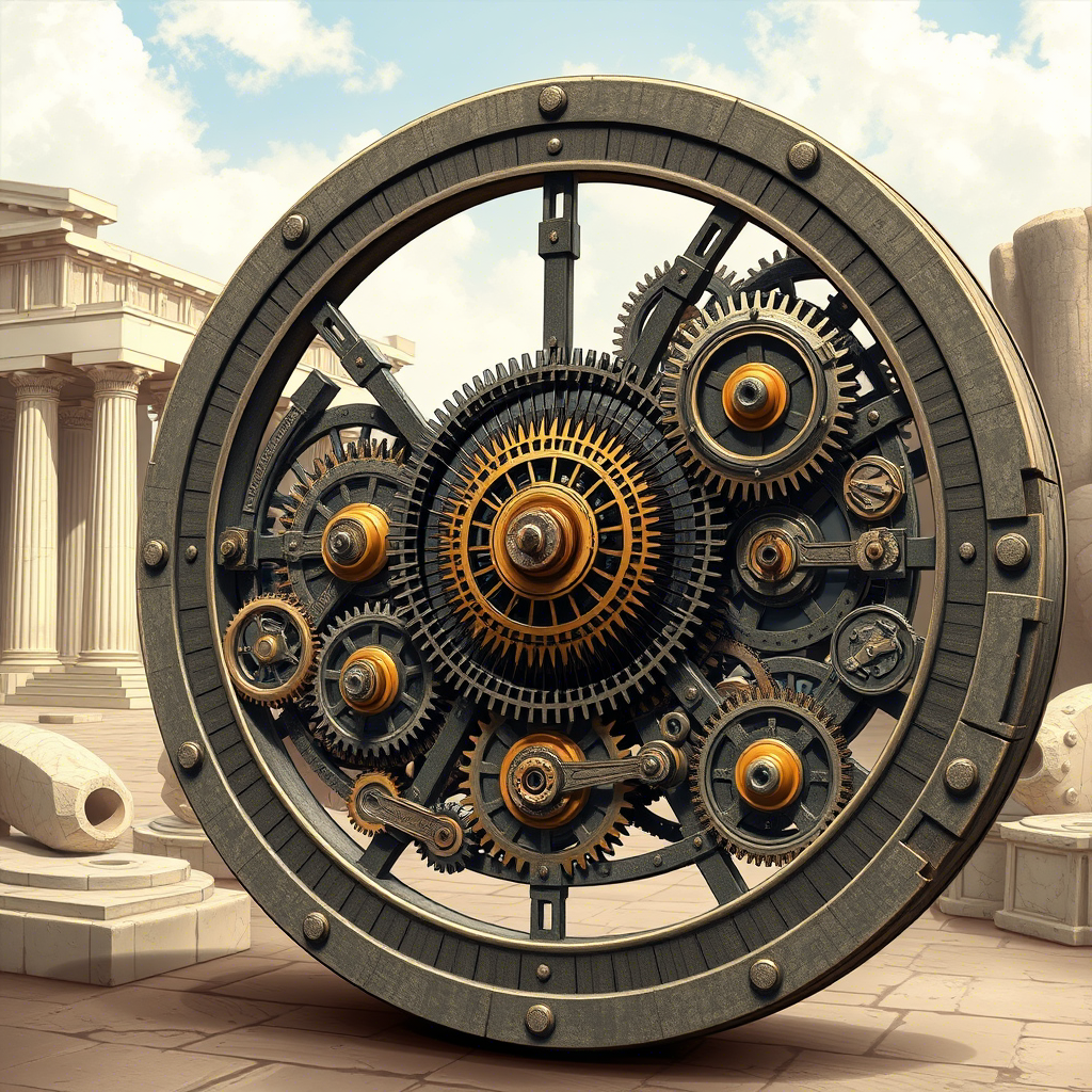 Рисунок 1. Антикитерский механизм — древнее устройство для вычислений.
