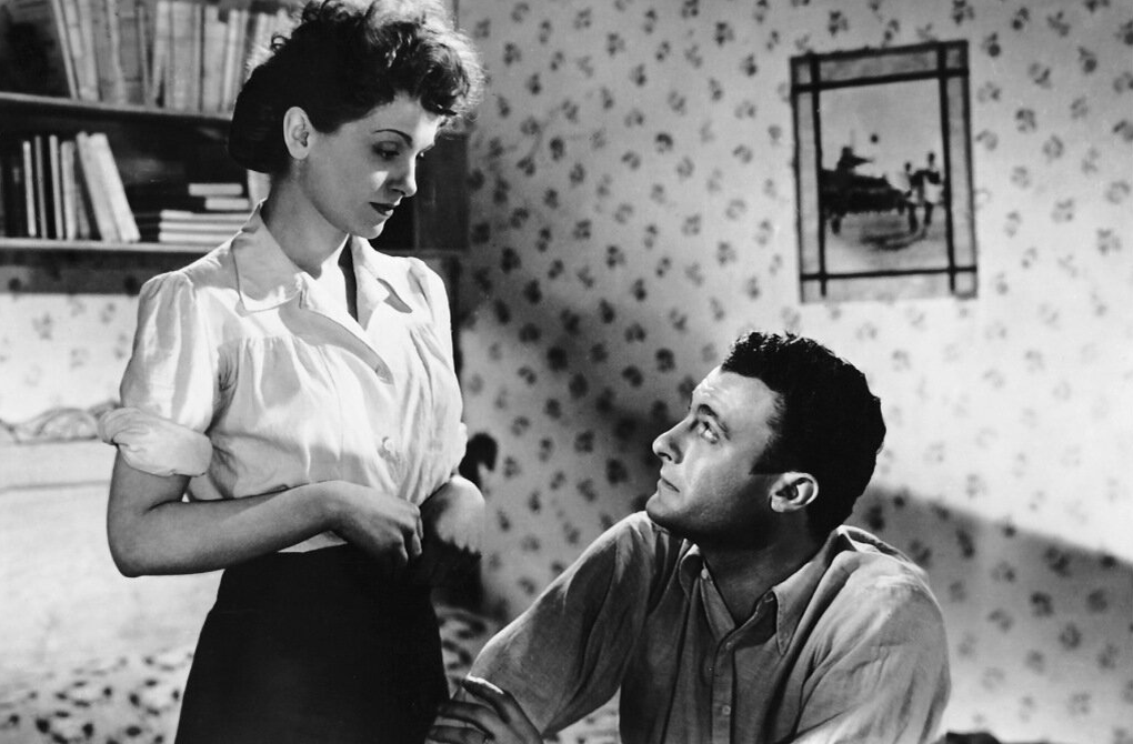 Кадр из фильма "Антуан и Антуанетта" (1947)