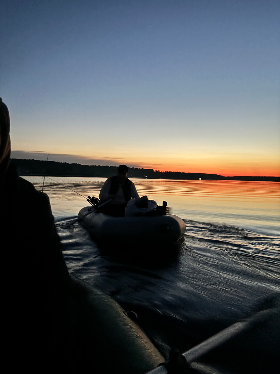 Рефтинский на закате