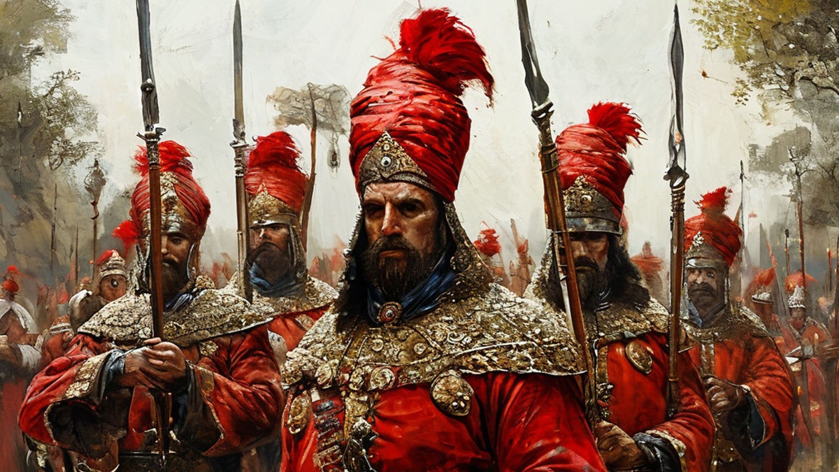 Нарнизон турецкой армии.