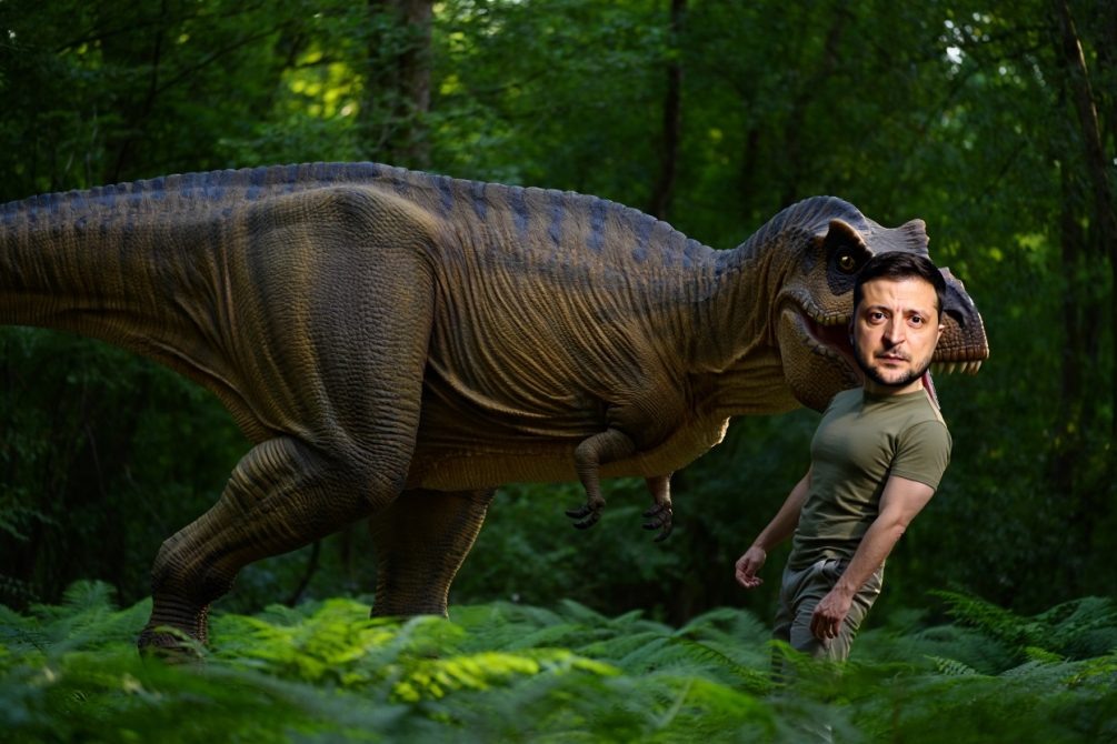   Зеленскому уже мерещатся динозавры