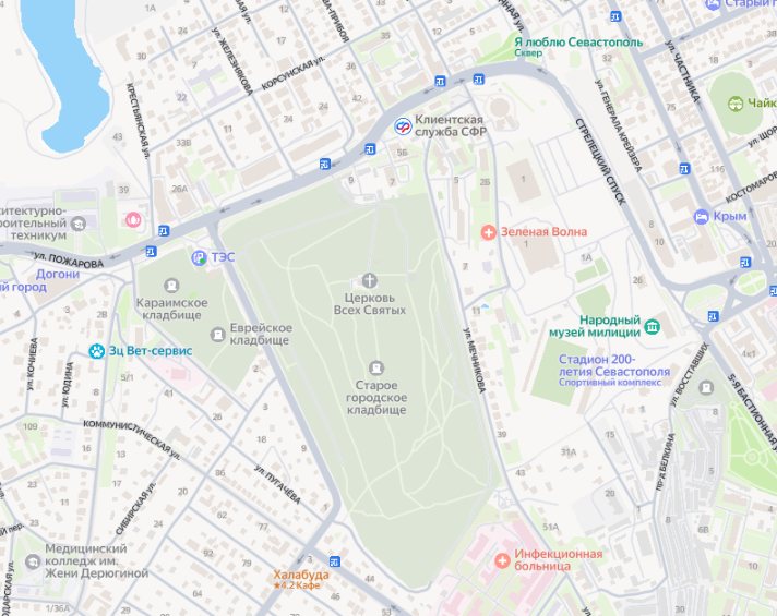 Старое городское кладбище. Здесь находится история Севастополя