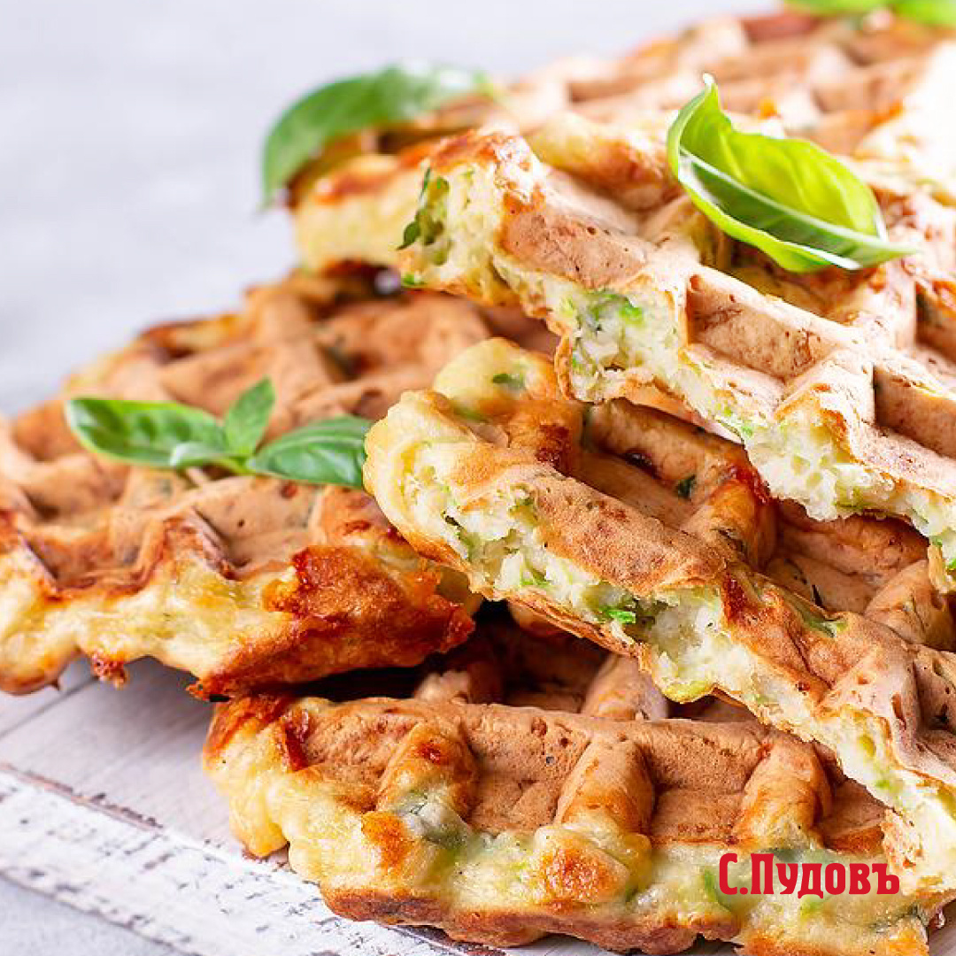 Сытные куриные вафли