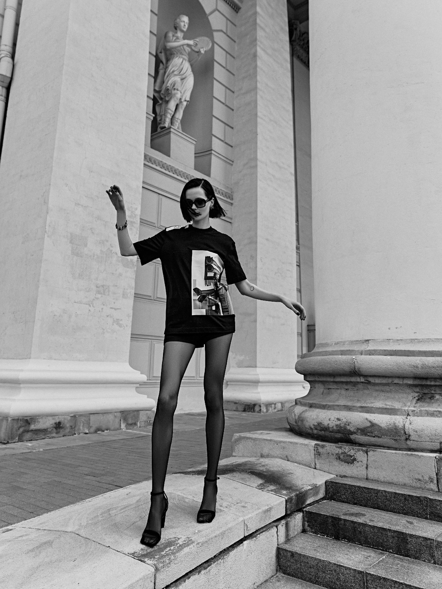 Футболка, No Flash Black, Play safe CCTV