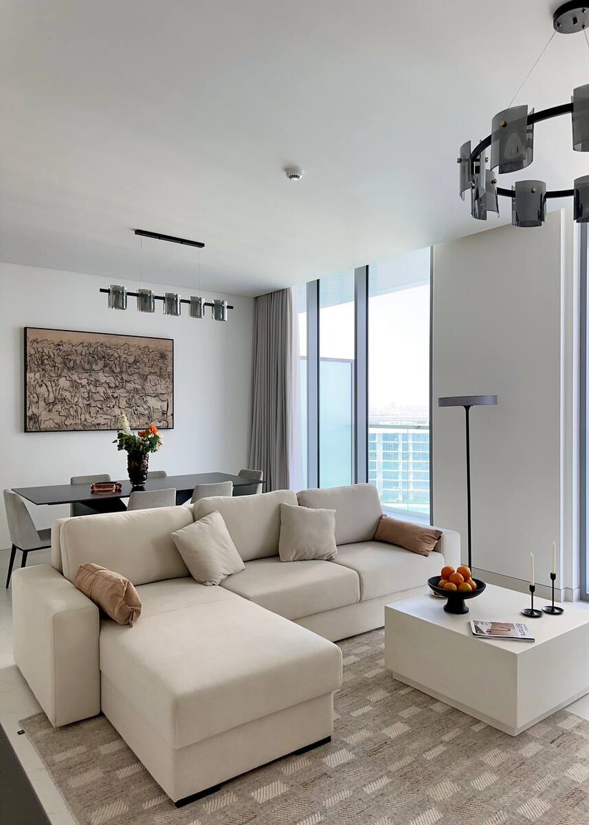 Гостиная в стиле минимализм, проект Furni 