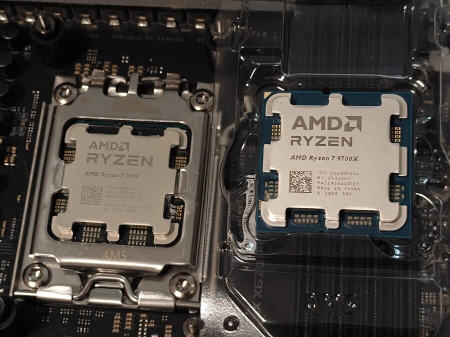 Ryzen 7 9700x vs 7 7700