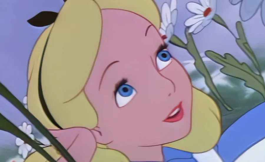 Скриншот из мультфильма «Алиса в Стране чудес» производства Disney, 1951 года