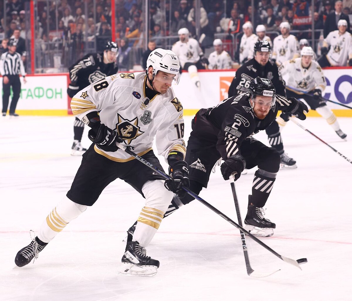 «Трактор» 4:5 «Адмирал». Фото: ХК «Адмирал»
