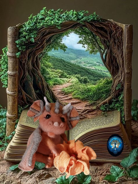 Огненная ящерица-дракон Аурилантея. Авторская игрушк Екатерины Бобовой