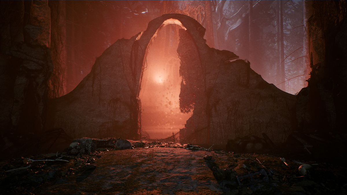 Ранний концепт одной из локаций