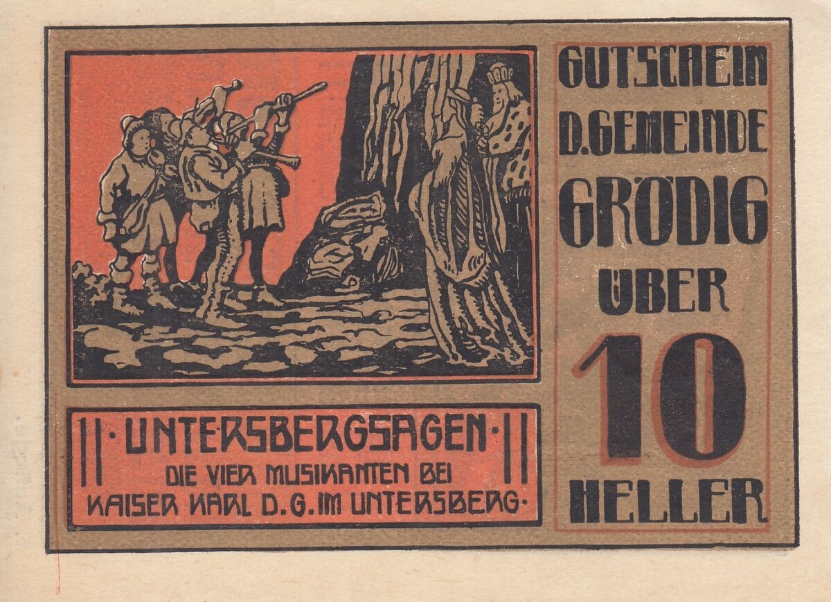 Грёдиг. 10 геллеров