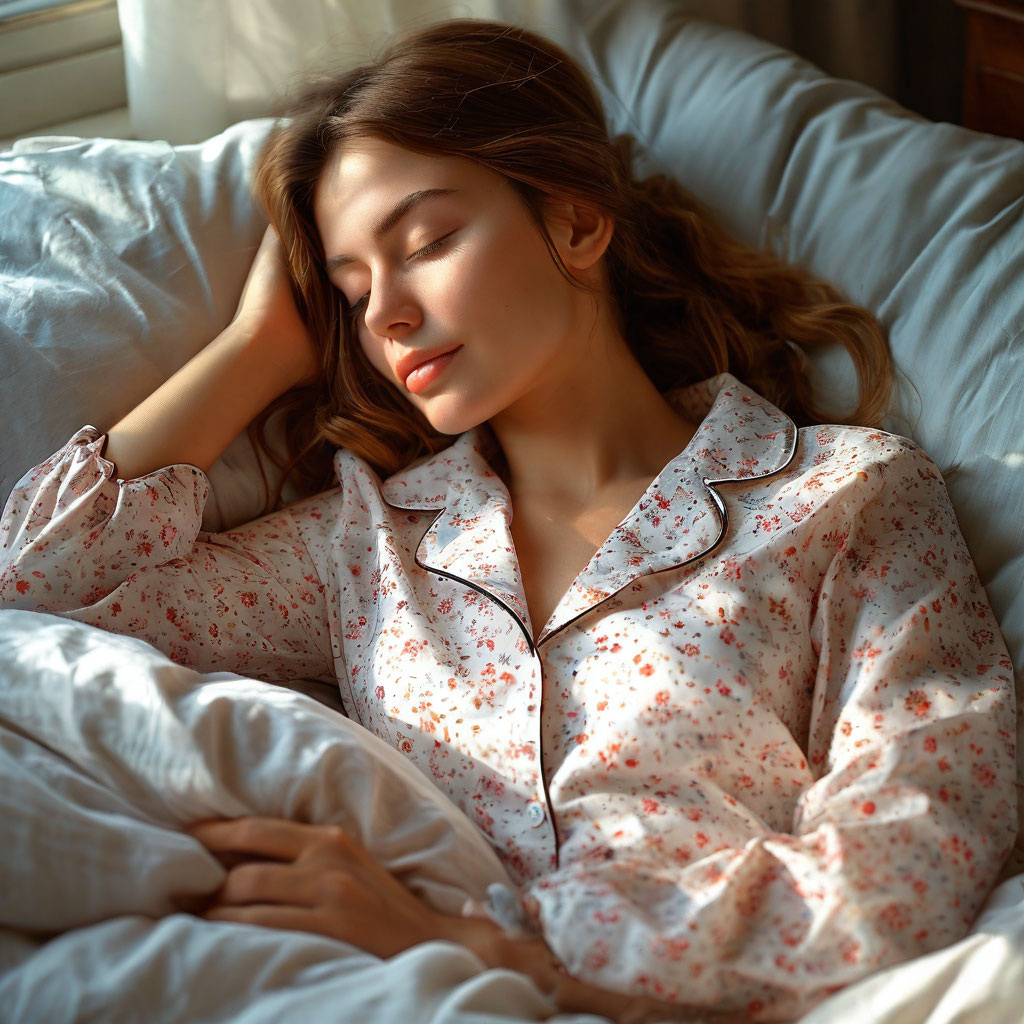 Хороший крепкий сон - основа здоровой, красивой кожи. Изображение создано Алисой и YaGPT