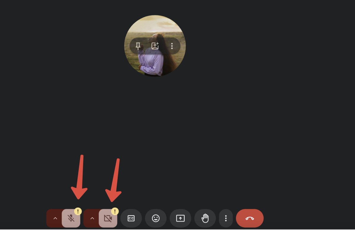 Нет разрешения для микрофона и камеры